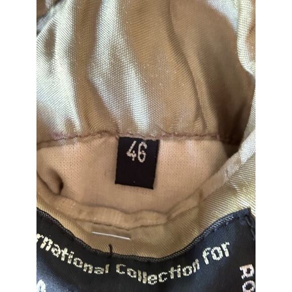 Vintage The American Male Wool Military-Style Overcoat Double-Breasted Size 46 - Picture 7 of 8